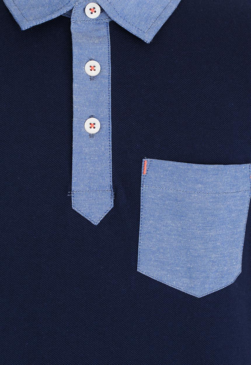 GUESS - Contrast Polo Blue