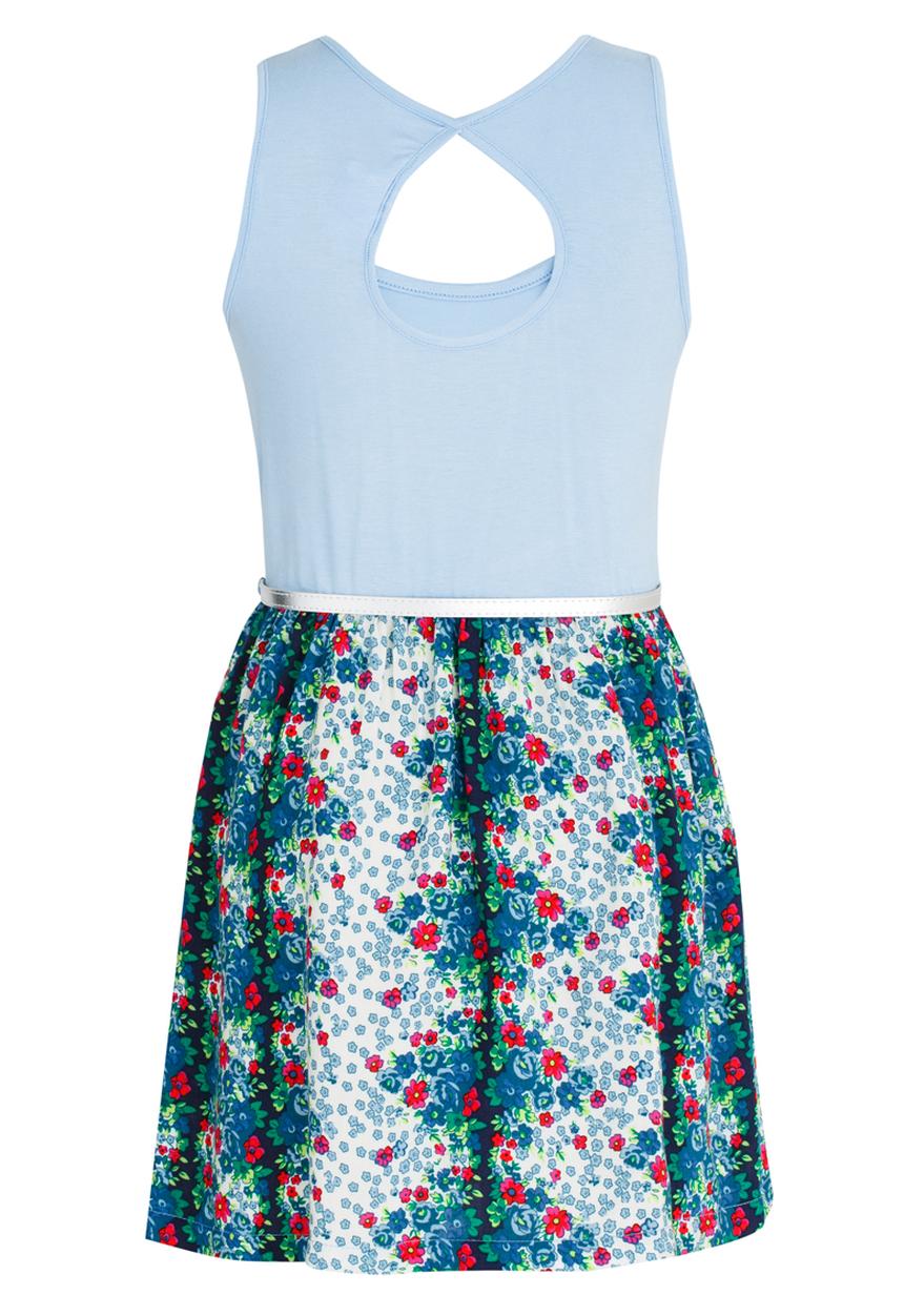 Rebel Republic - Combo Dress Mid Blue