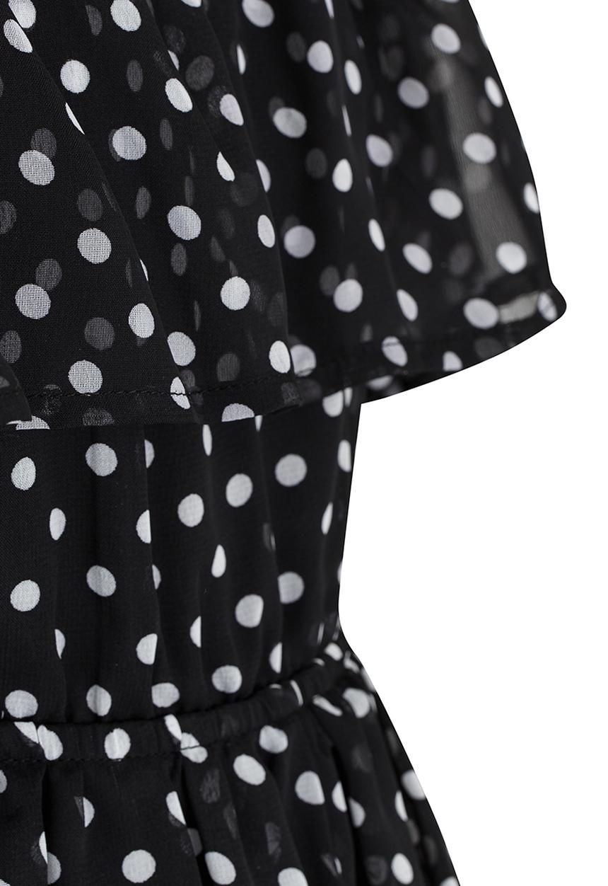 Rebel Republic - Chiffon Party Dress Black and White