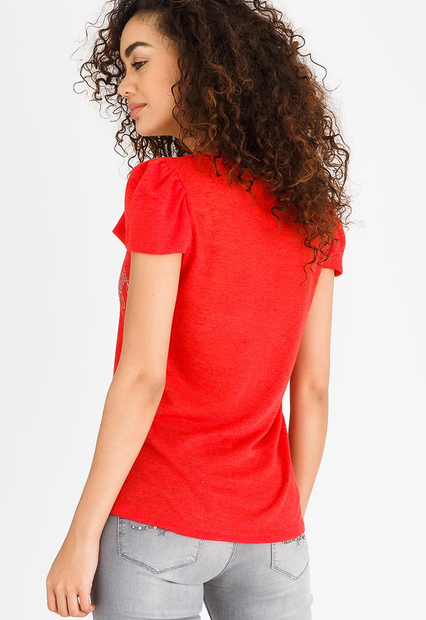 SISSY BOY - Amore V-neck Tee Red