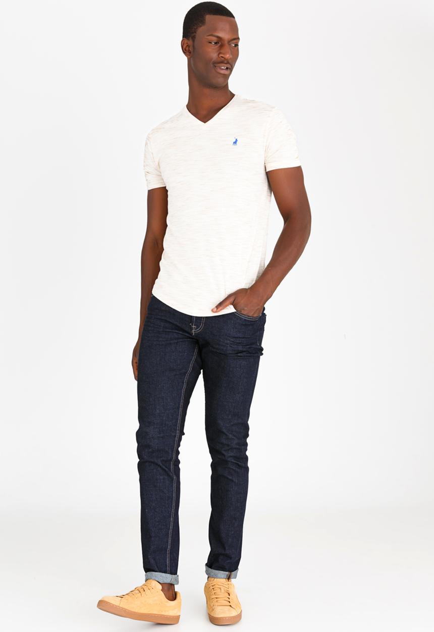 POLO - Space Dye T Shirt Milk
