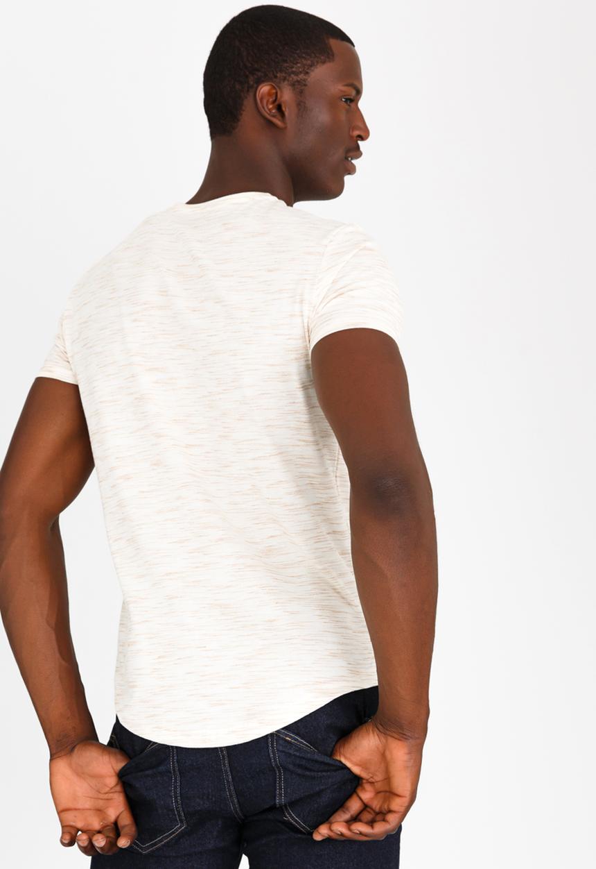 POLO - Space Dye T Shirt Milk