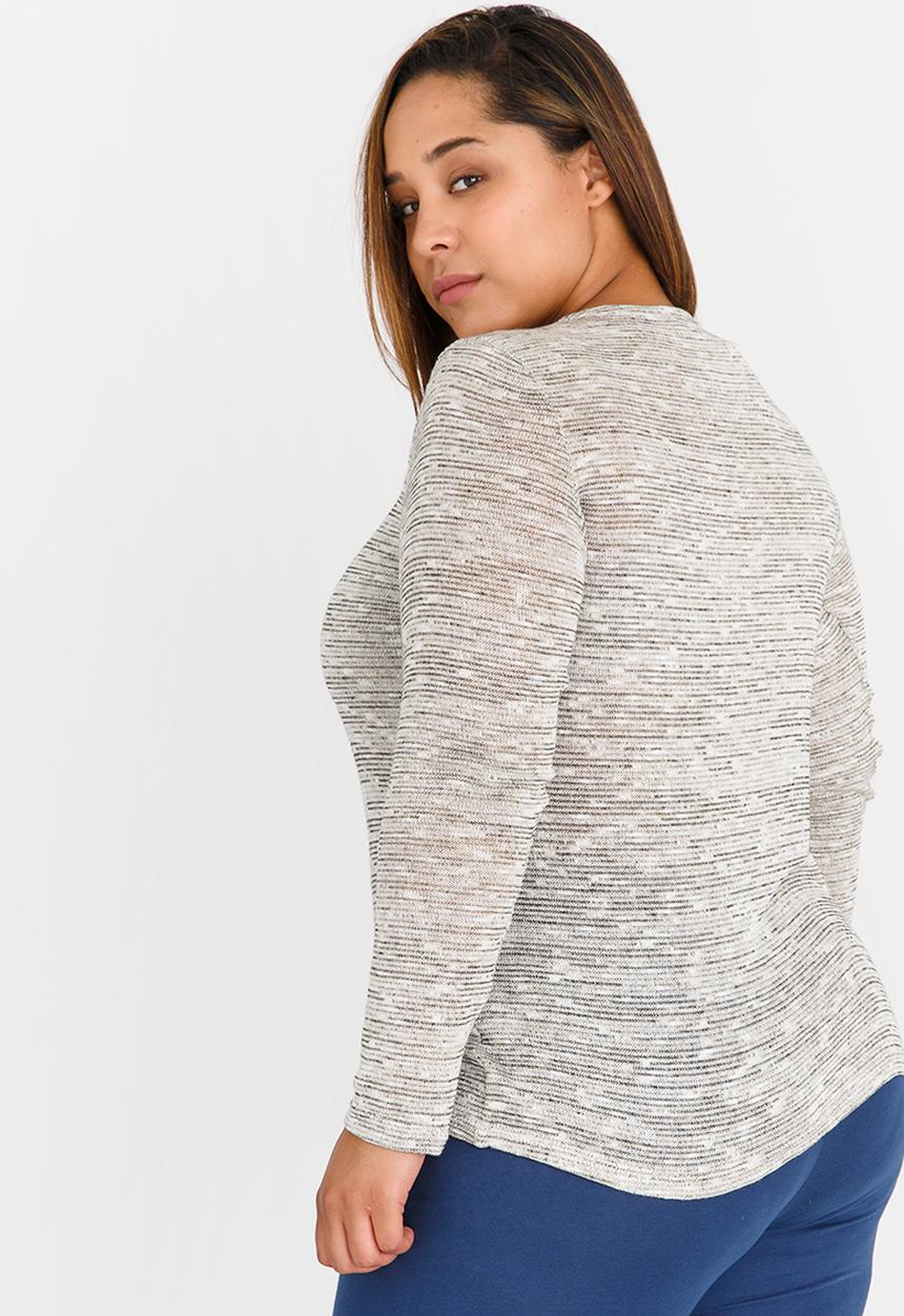 edit Plus - Lightweight Cut & Sew Lurex Jersey Multi-colour