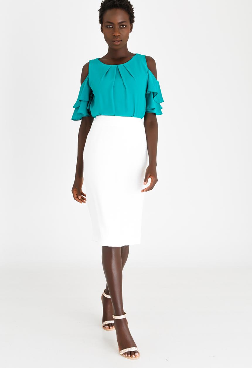 edit - Pencil Skirt White