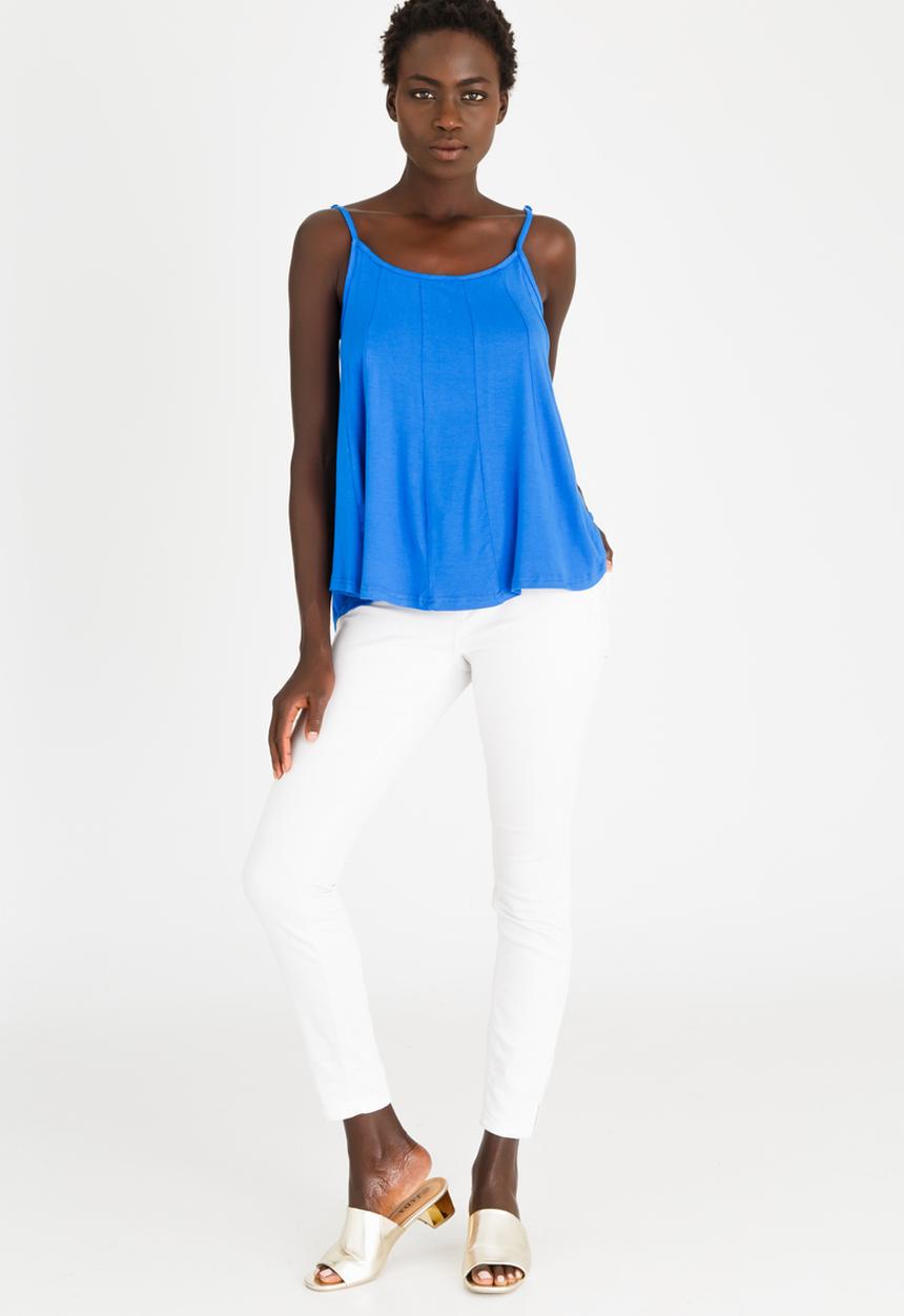 edit - Strappy Swing Top Cobalt