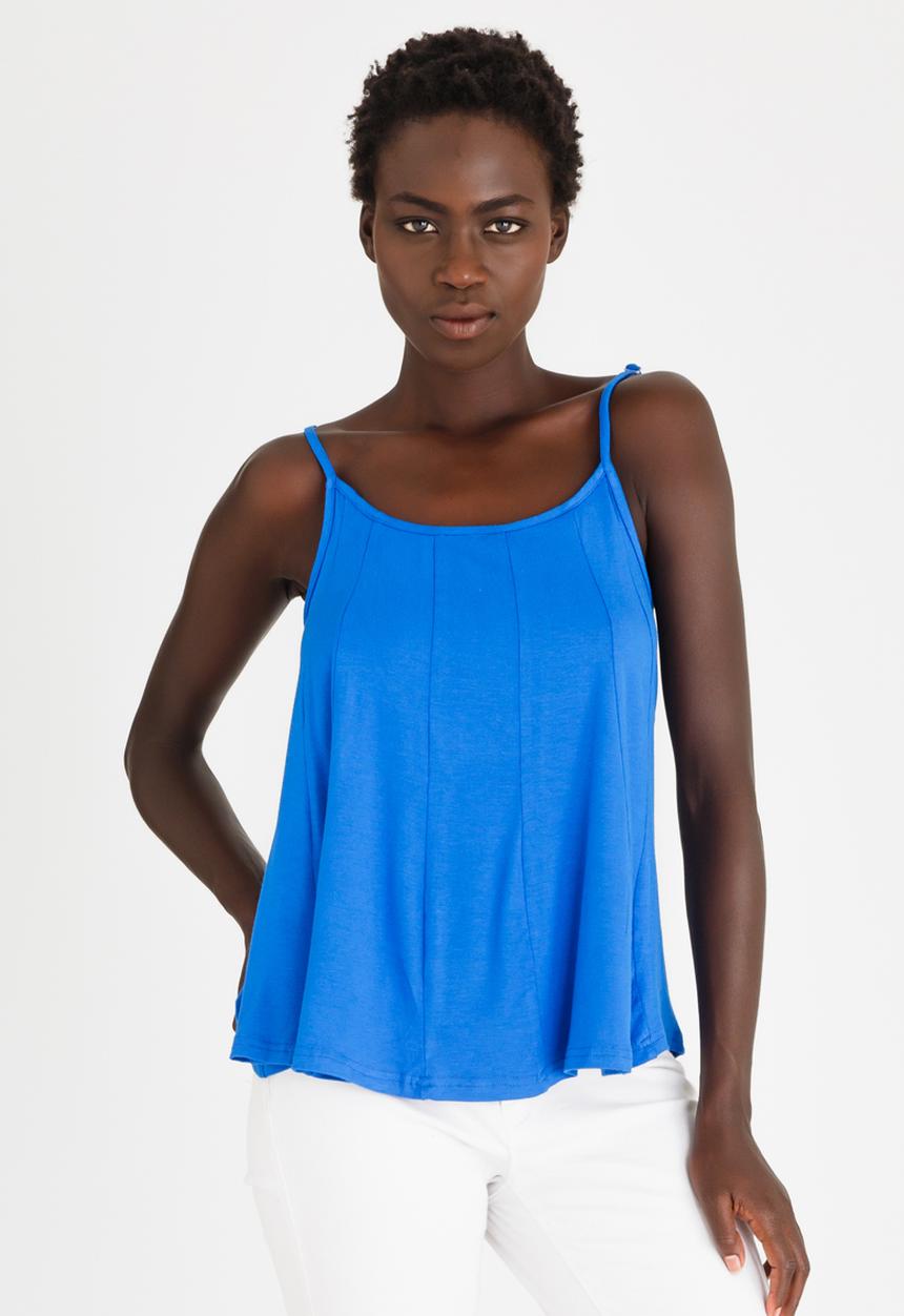 edit - Strappy Swing Top Cobalt