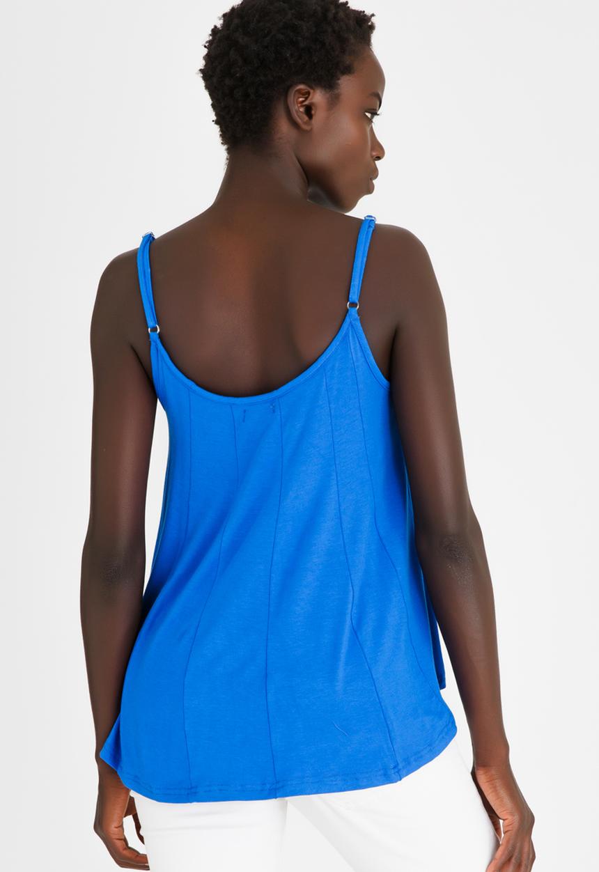 edit - Strappy Swing Top Cobalt