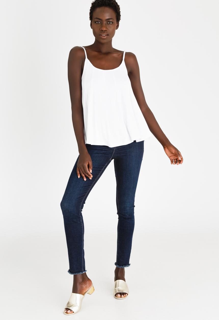 edit - Strappy Swing Top White