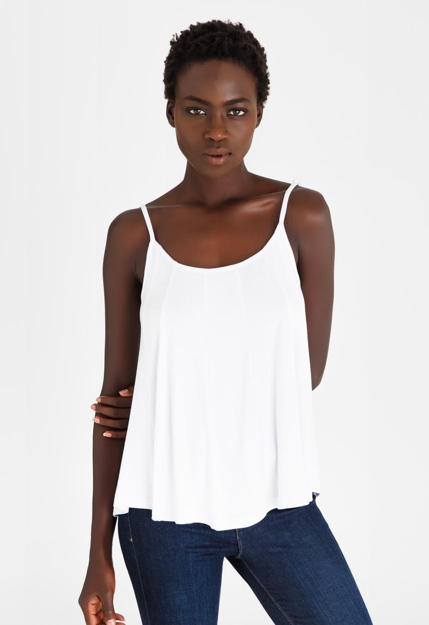 edit - Strappy Swing Top White