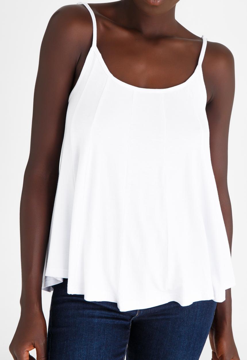 edit - Strappy Swing Top White
