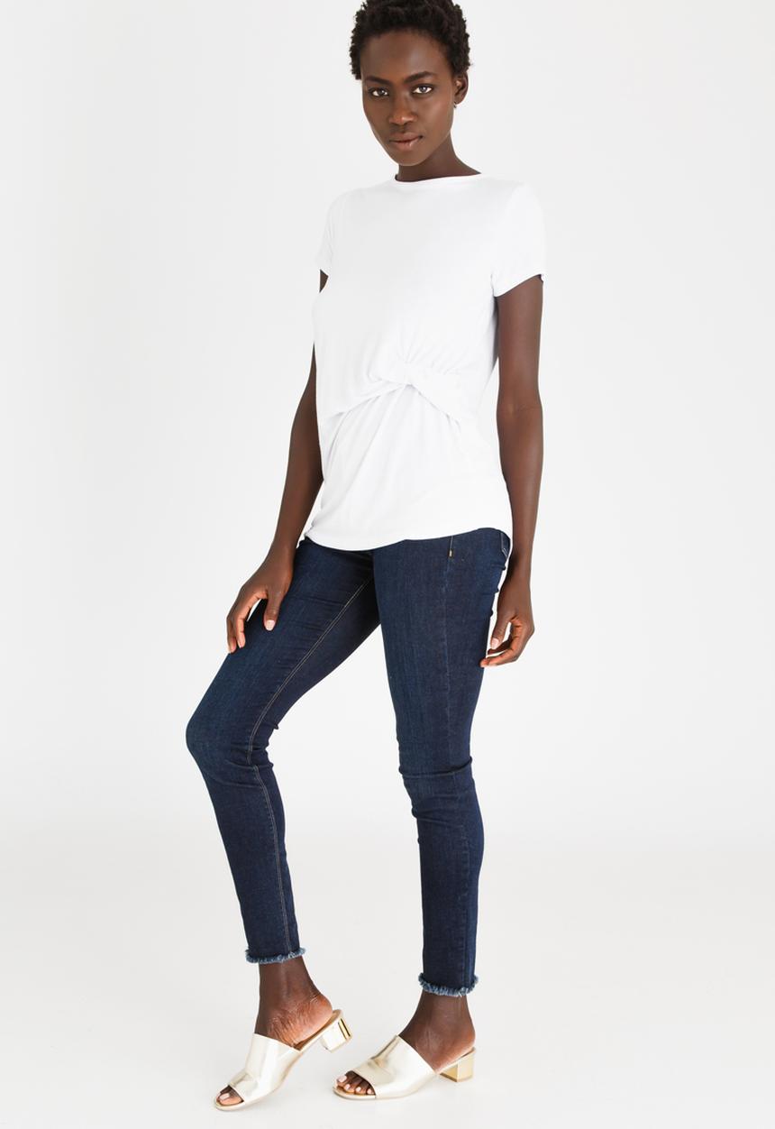 edit - Knot Detail  T-Shirt White