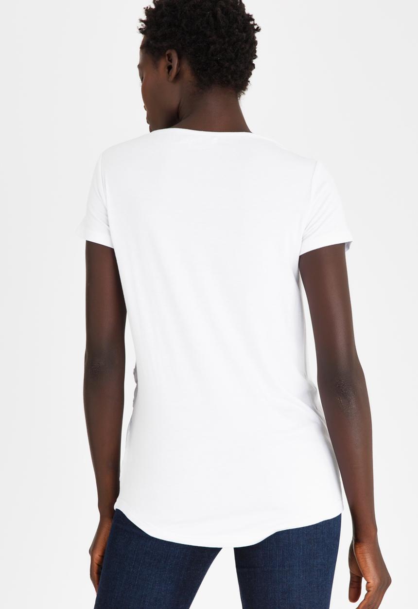 edit - Knot Detail  T-Shirt White
