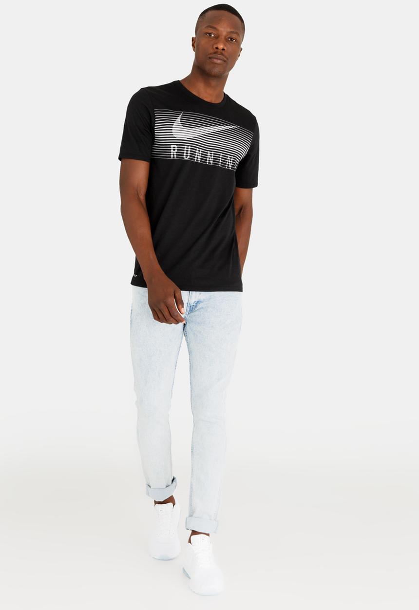 Nike - Nk Dry Tee Dbl Stmt Hrtge Black