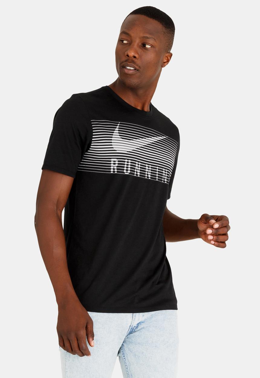 Nike - Nk Dry Tee Dbl Stmt Hrtge Black