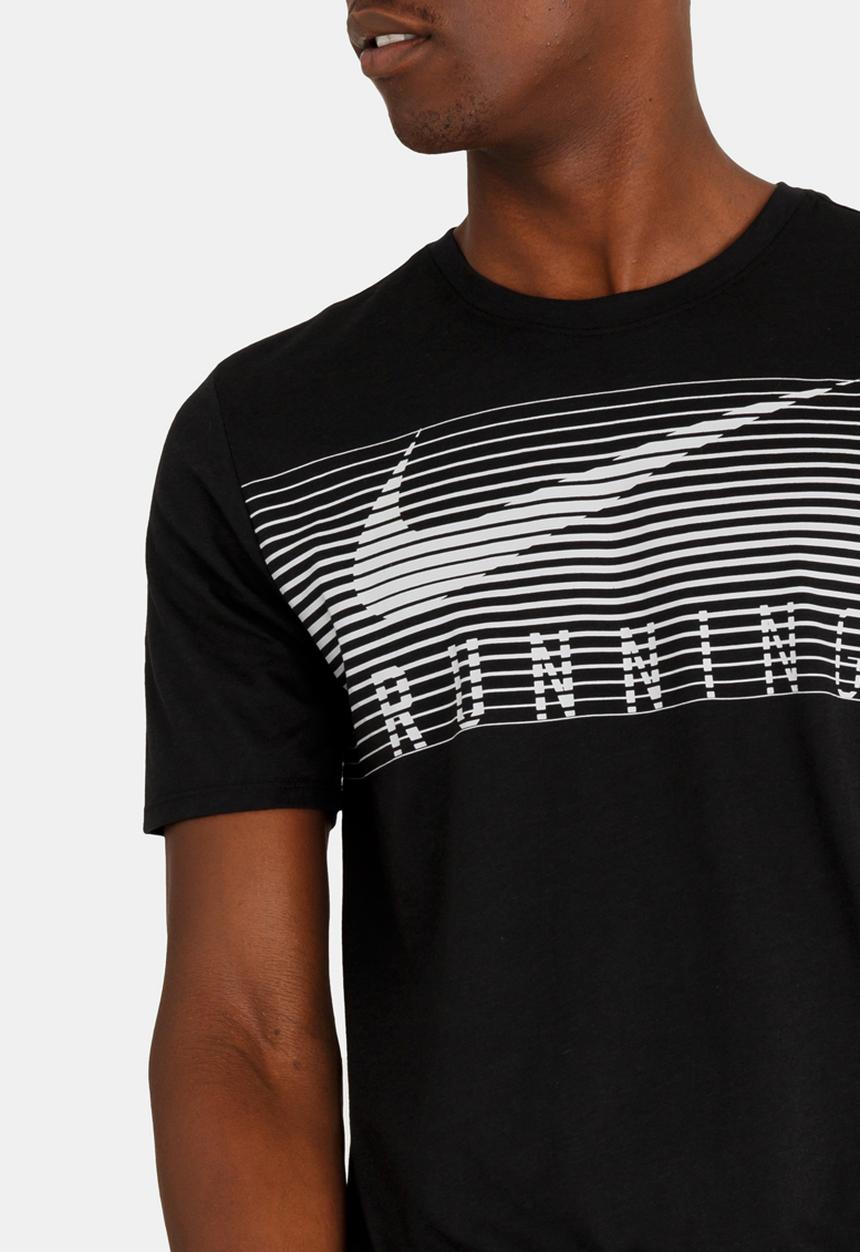 Nike - Nk Dry Tee Dbl Stmt Hrtge Black