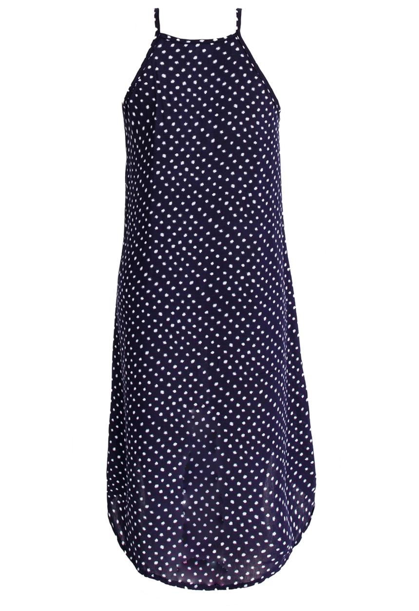Rebel Republic - Hi-Low Woven Dress Navy