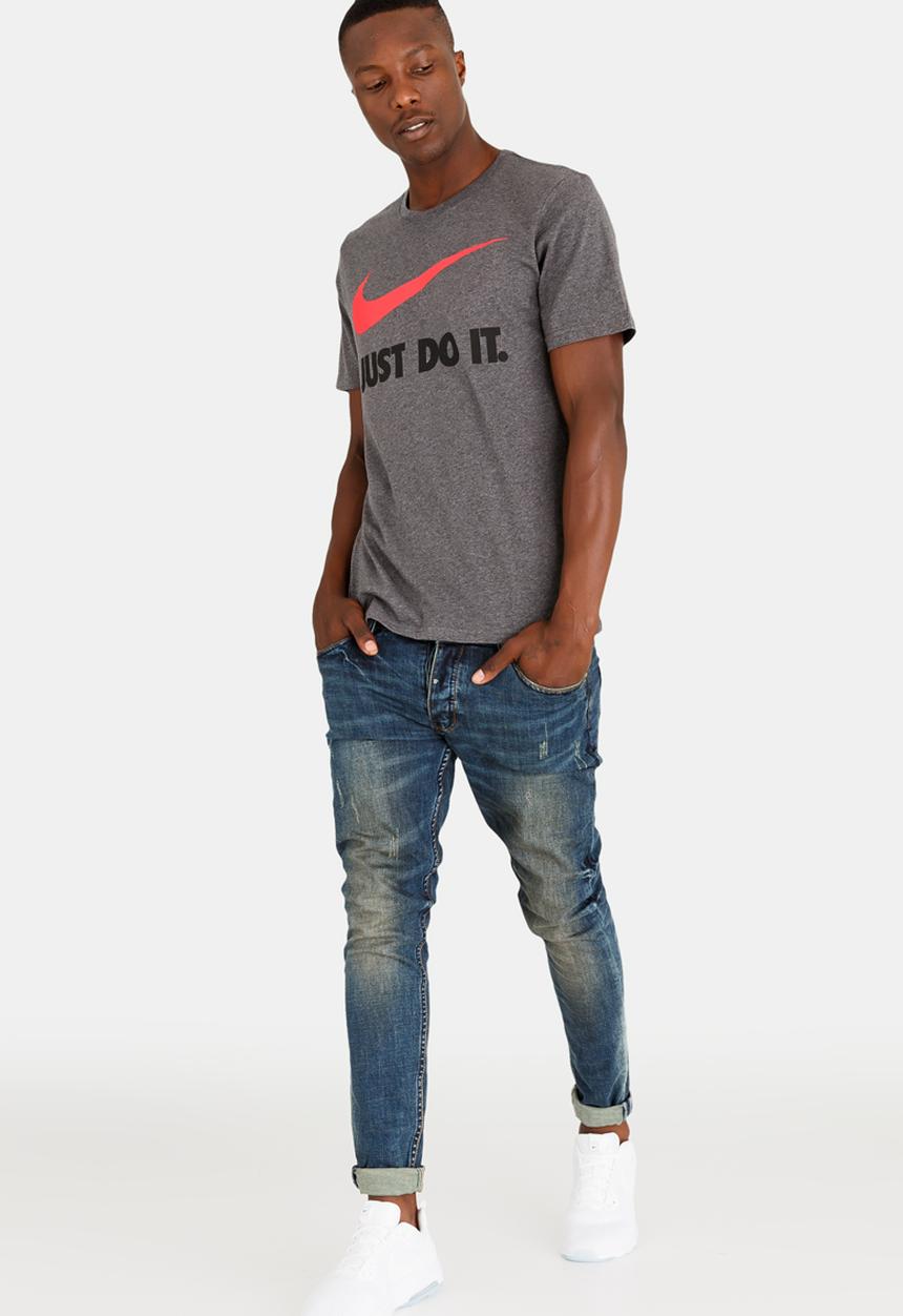 Nike - NSW Tee Jdi Swoosh New Charcoal