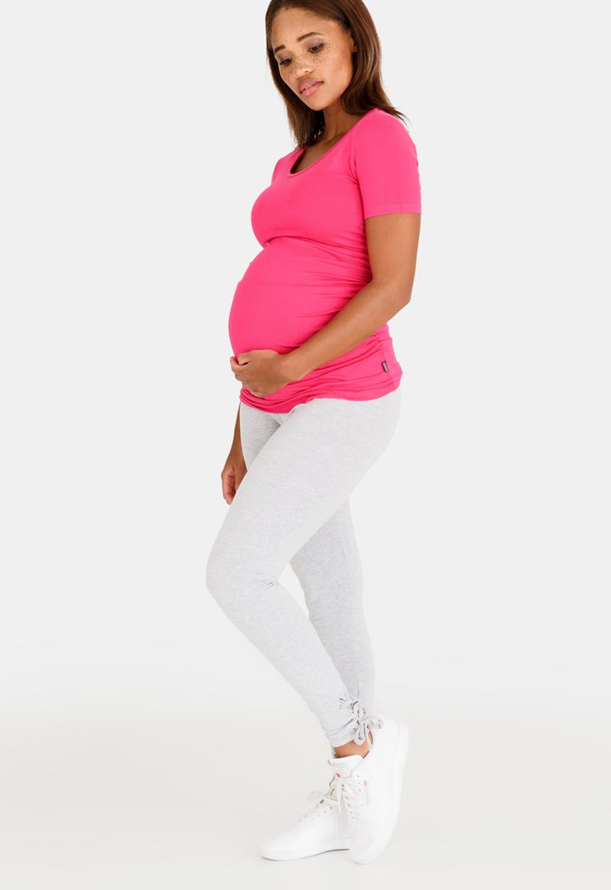 Cherry Melon - Short Sleeve Round Neck Tee Cerise Pink