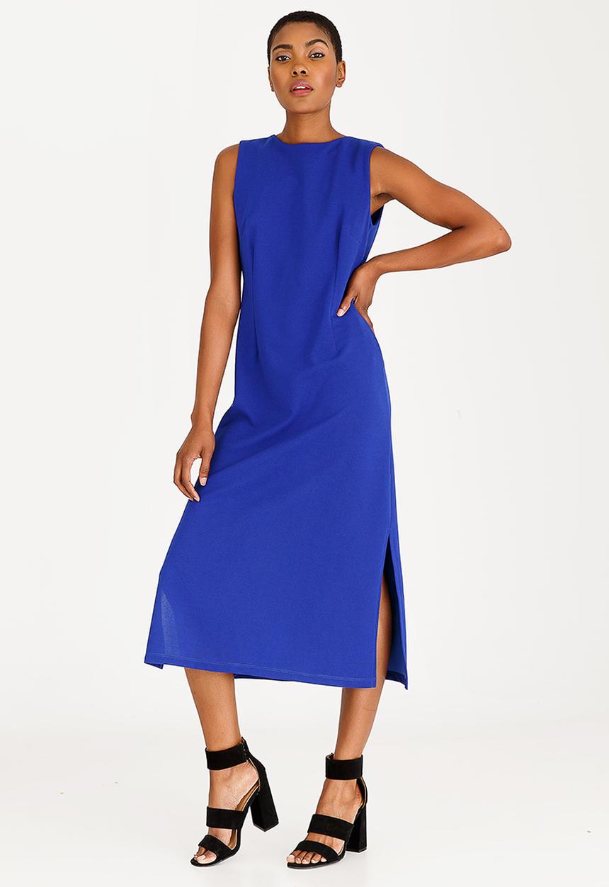 STYLE REPUBLIC - Back Tie Dress Cobalt