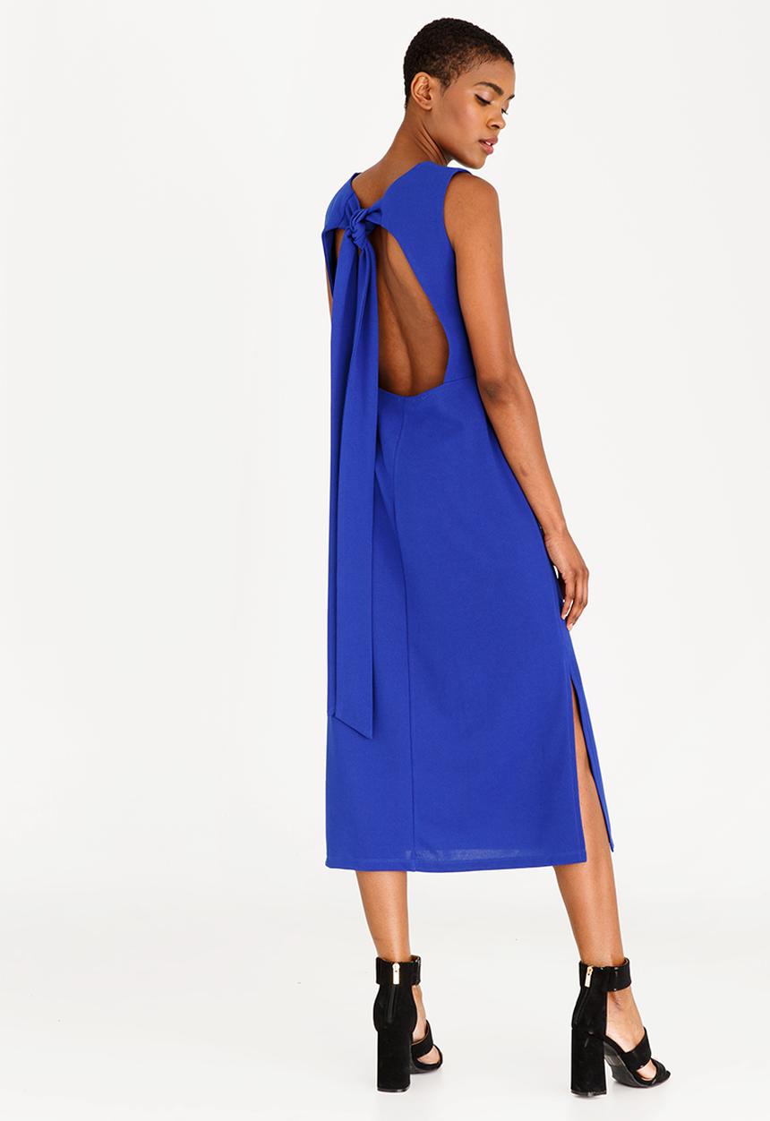 STYLE REPUBLIC - Back Tie Dress Cobalt