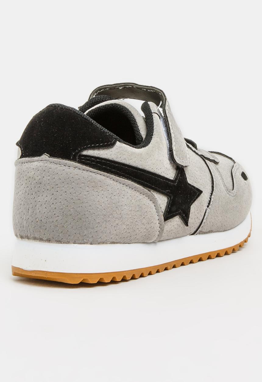 Pop Candy - Boys  Suede Sneakers Grey