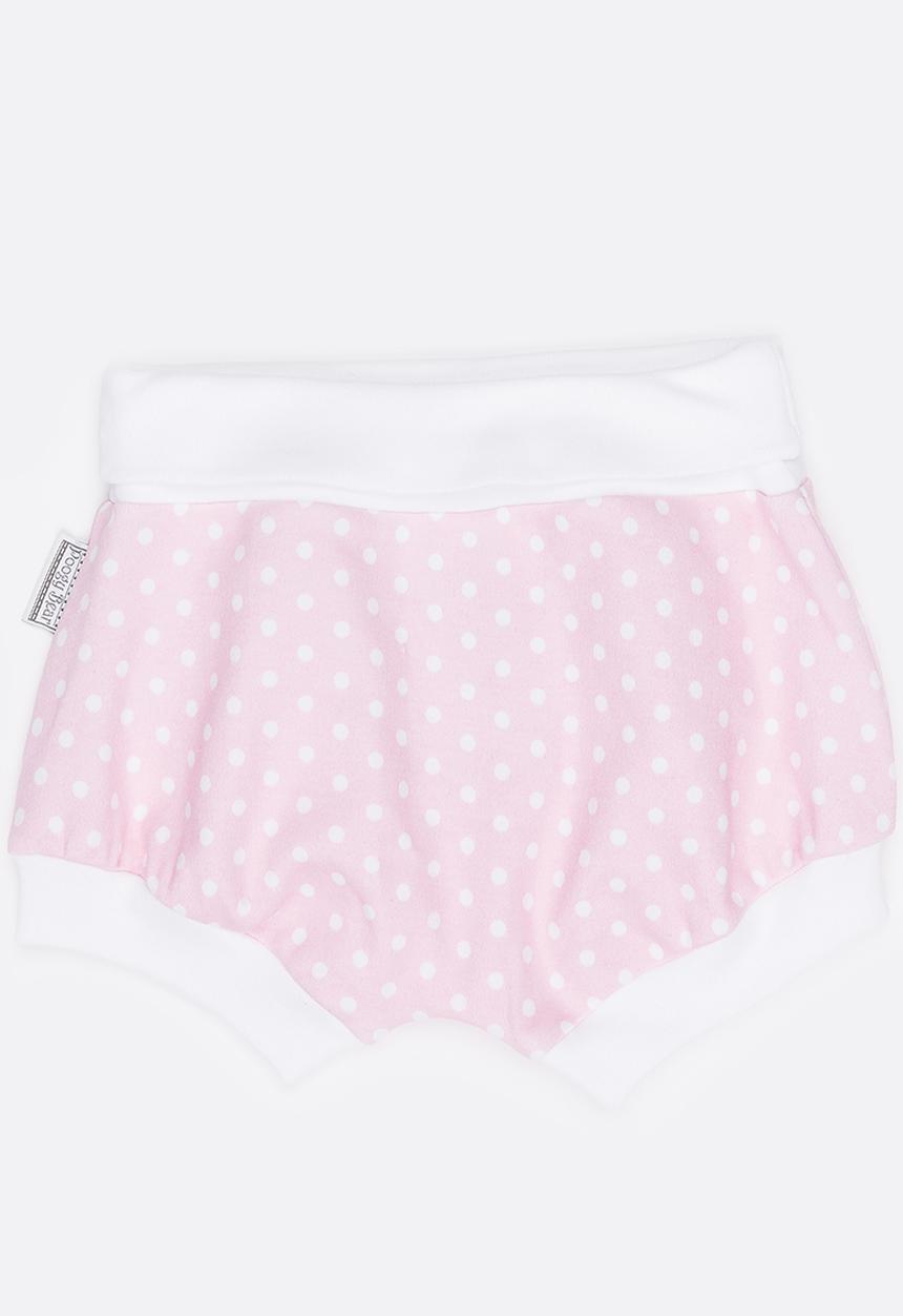 Poogy Bear - Polkadot Harem Shorts Mid Pink