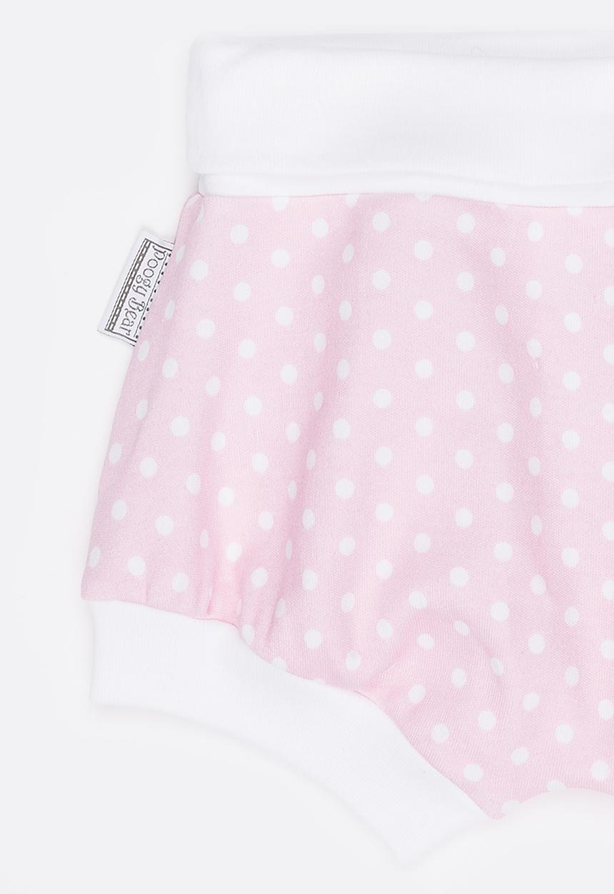 Poogy Bear - Polkadot Harem Shorts Mid Pink