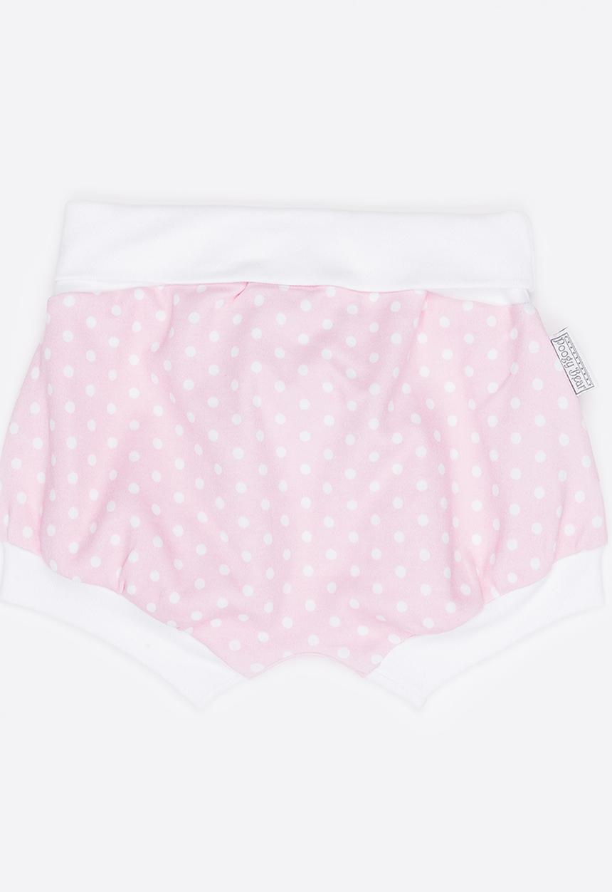 Poogy Bear - Polkadot Harem Shorts Mid Pink