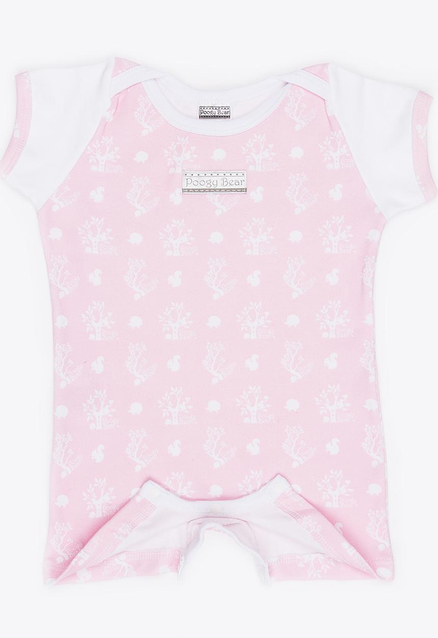 Poogy Bear - Woodland Romper Pale Pink
