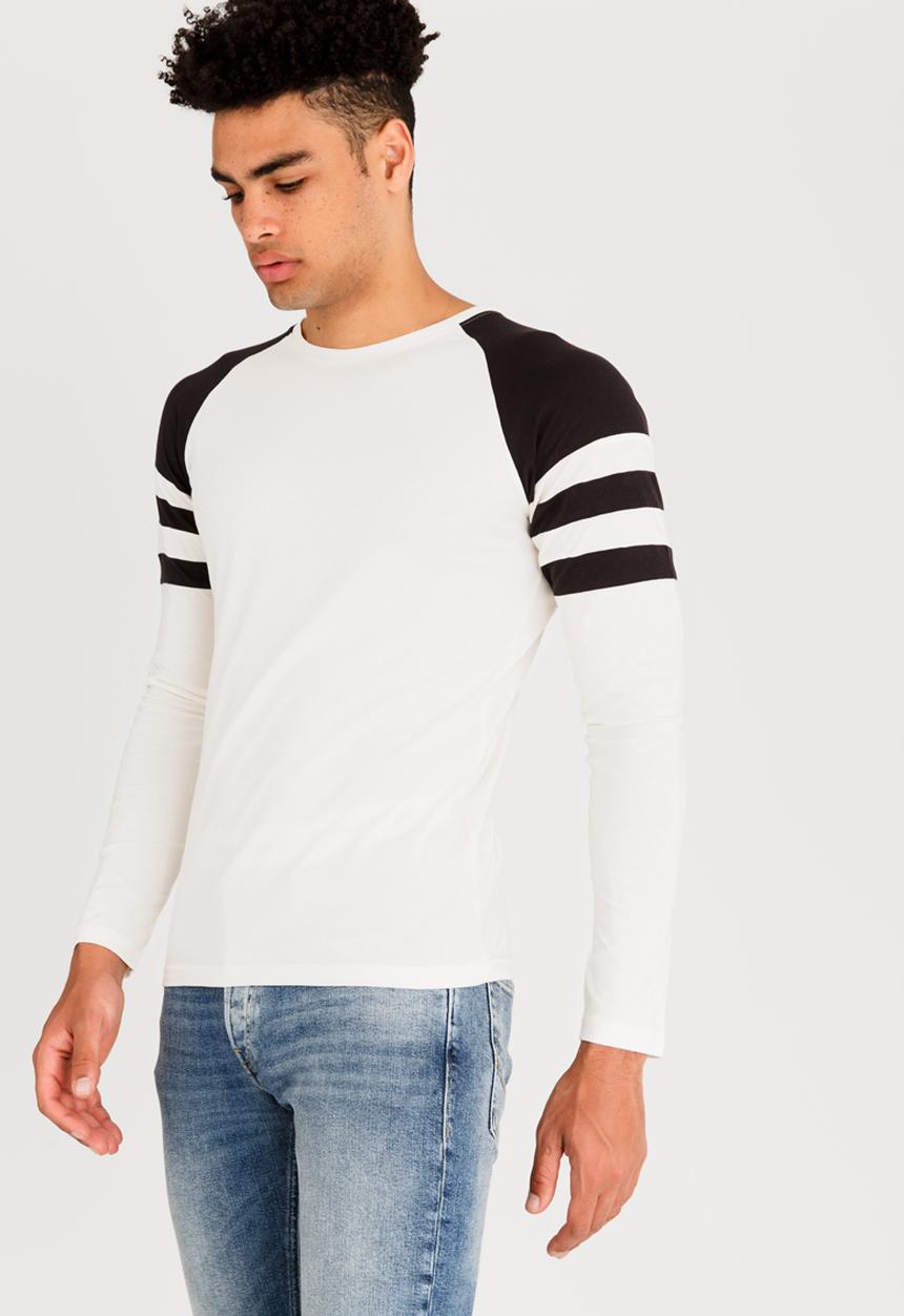 Only & Sons - Frederick Raglan Crew Neck Tee Off White
