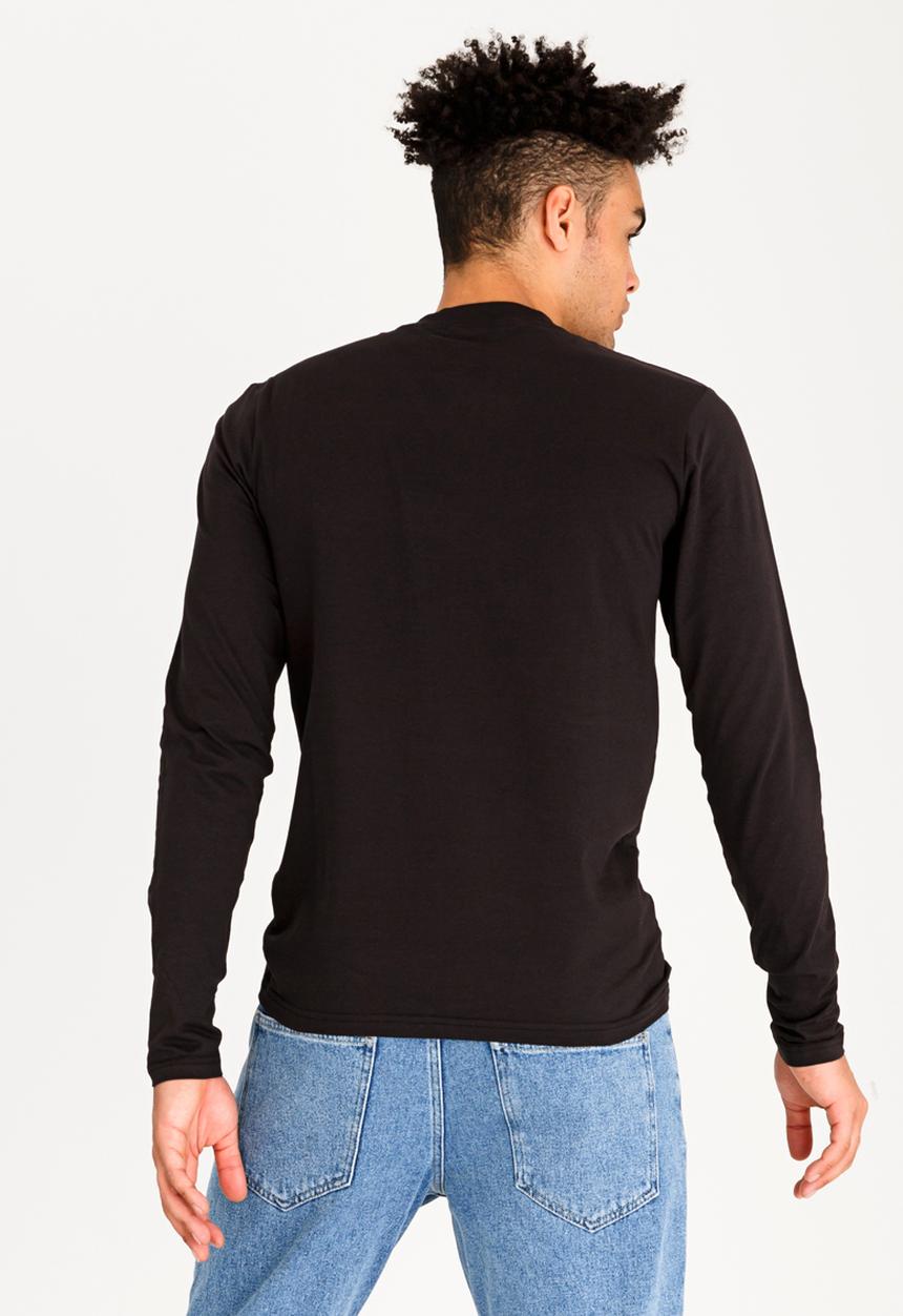 Only & Sons - Fabio High Rip Neck Tee Black