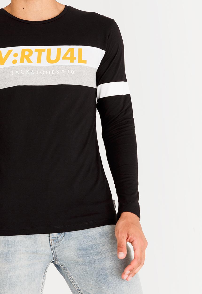 Jack & Jones - Ace Crew Neck Tee Black
