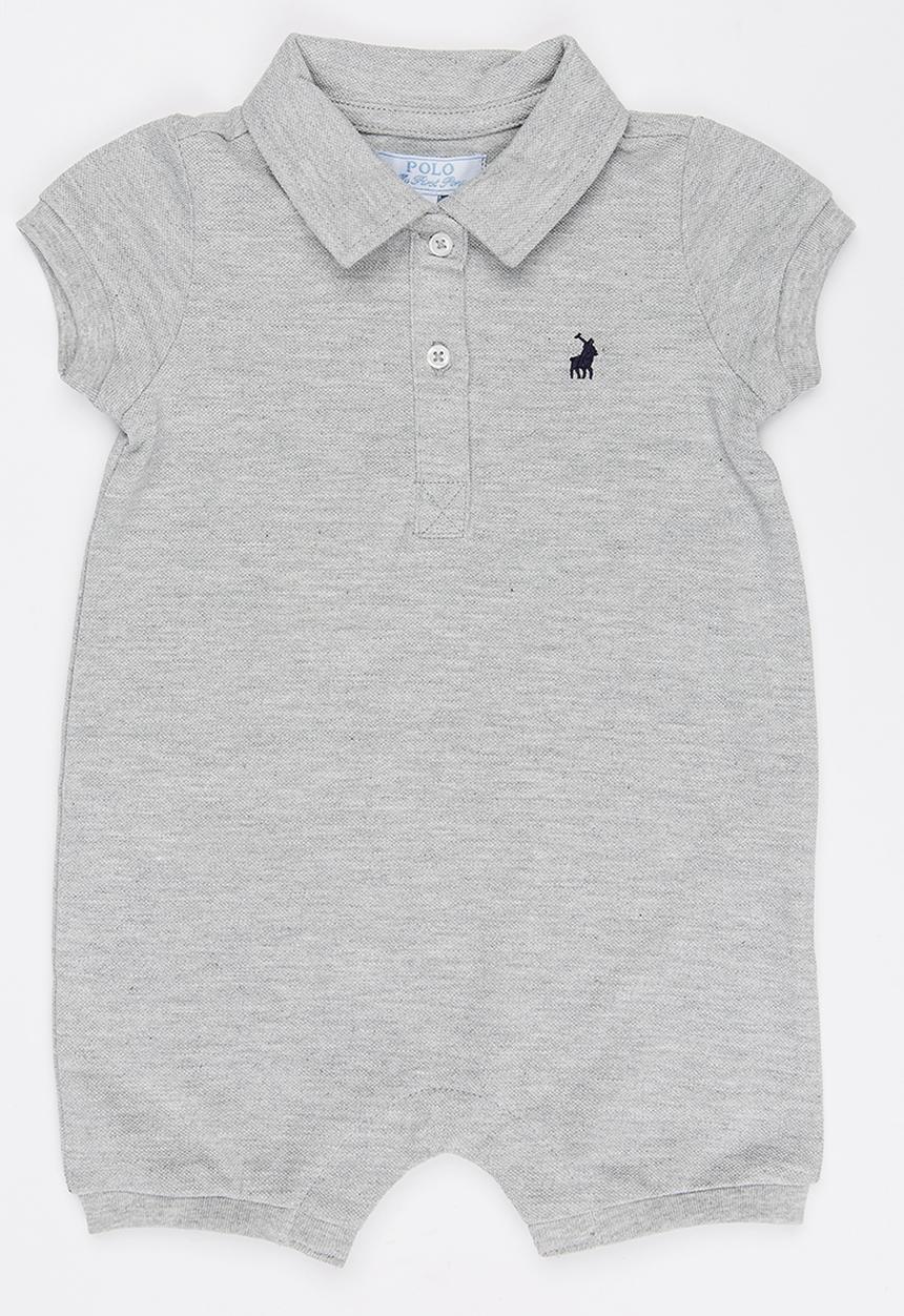 POLO - Alex SS Babygrow Grey
