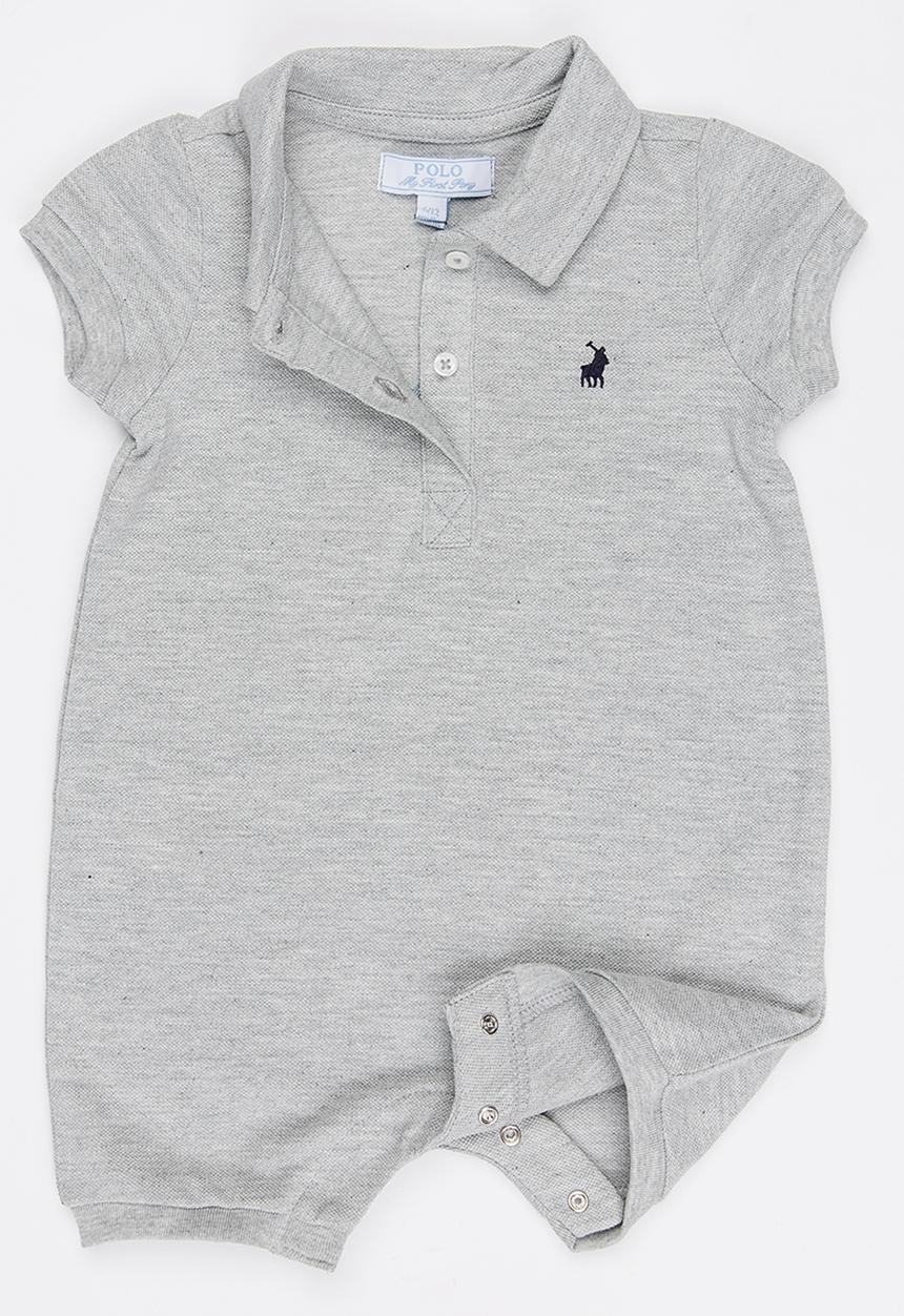 POLO - Alex SS Babygrow Grey
