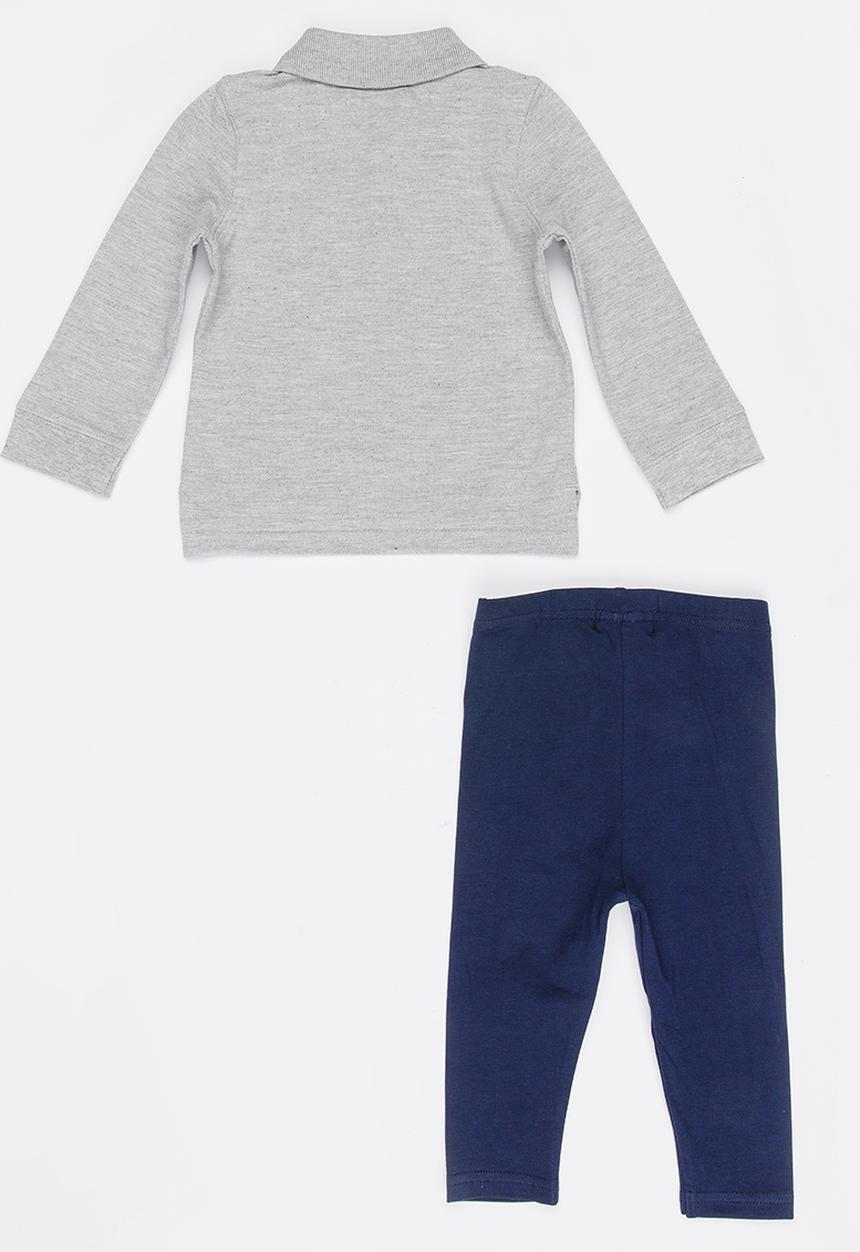 POLO - Sam LS Golfer and Legging Set Grey