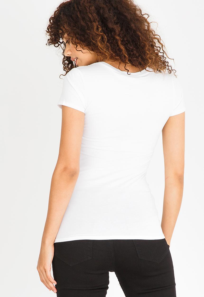 GUESS - Guess Crew Neck Tee White