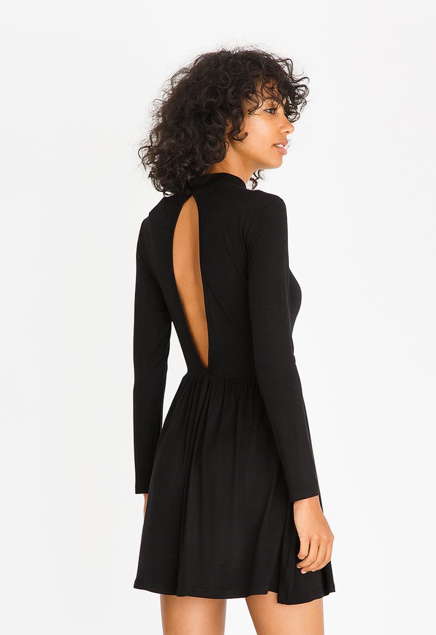 c(inch) - Fit and Flare Dress Black