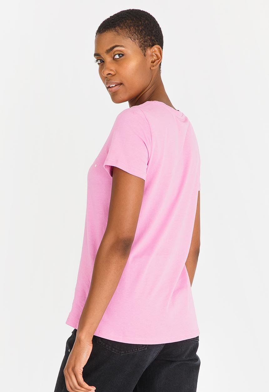 Vero Moda - Slogan Tee Mid Pink