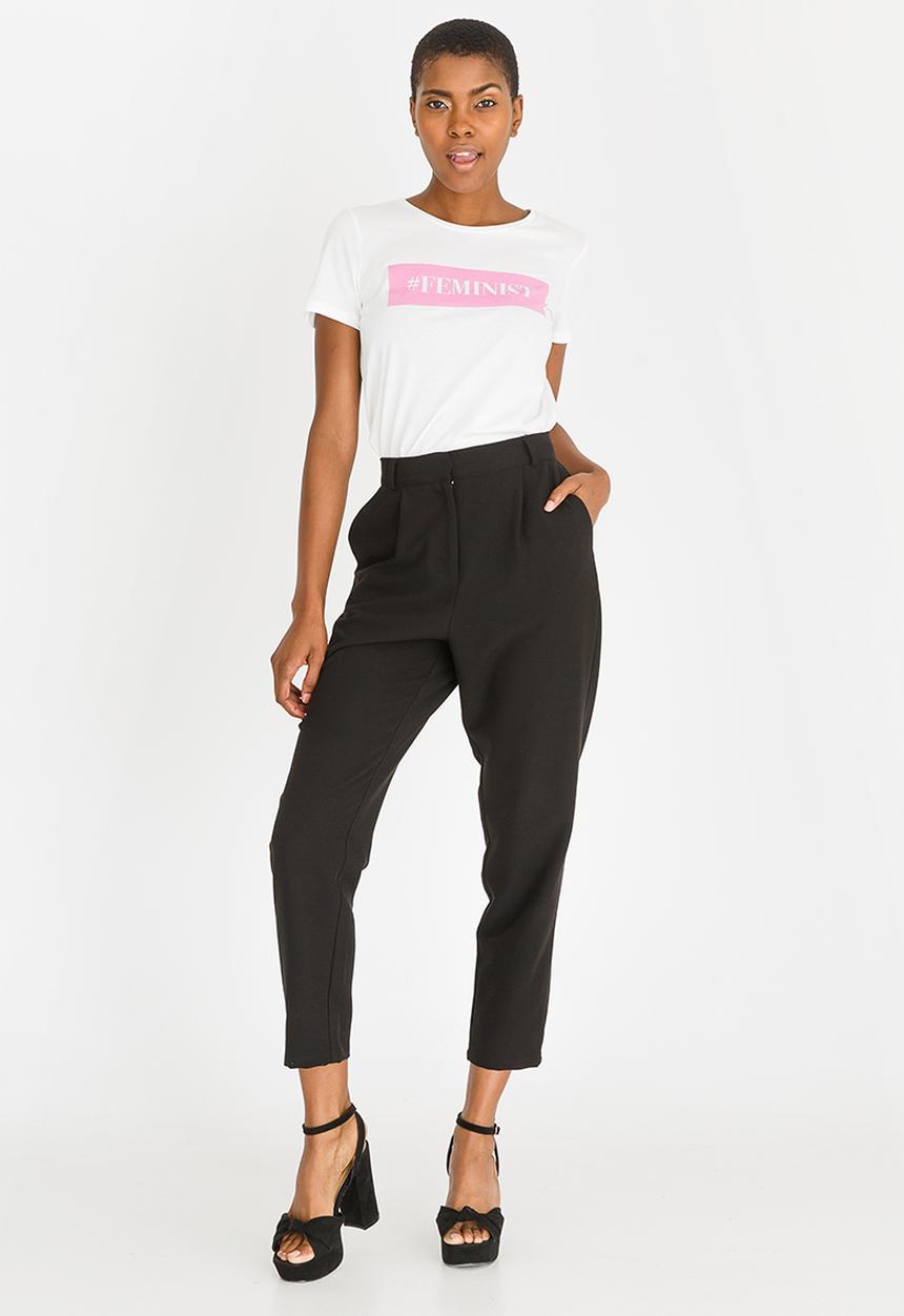Vero Moda - Slogan Tee White
