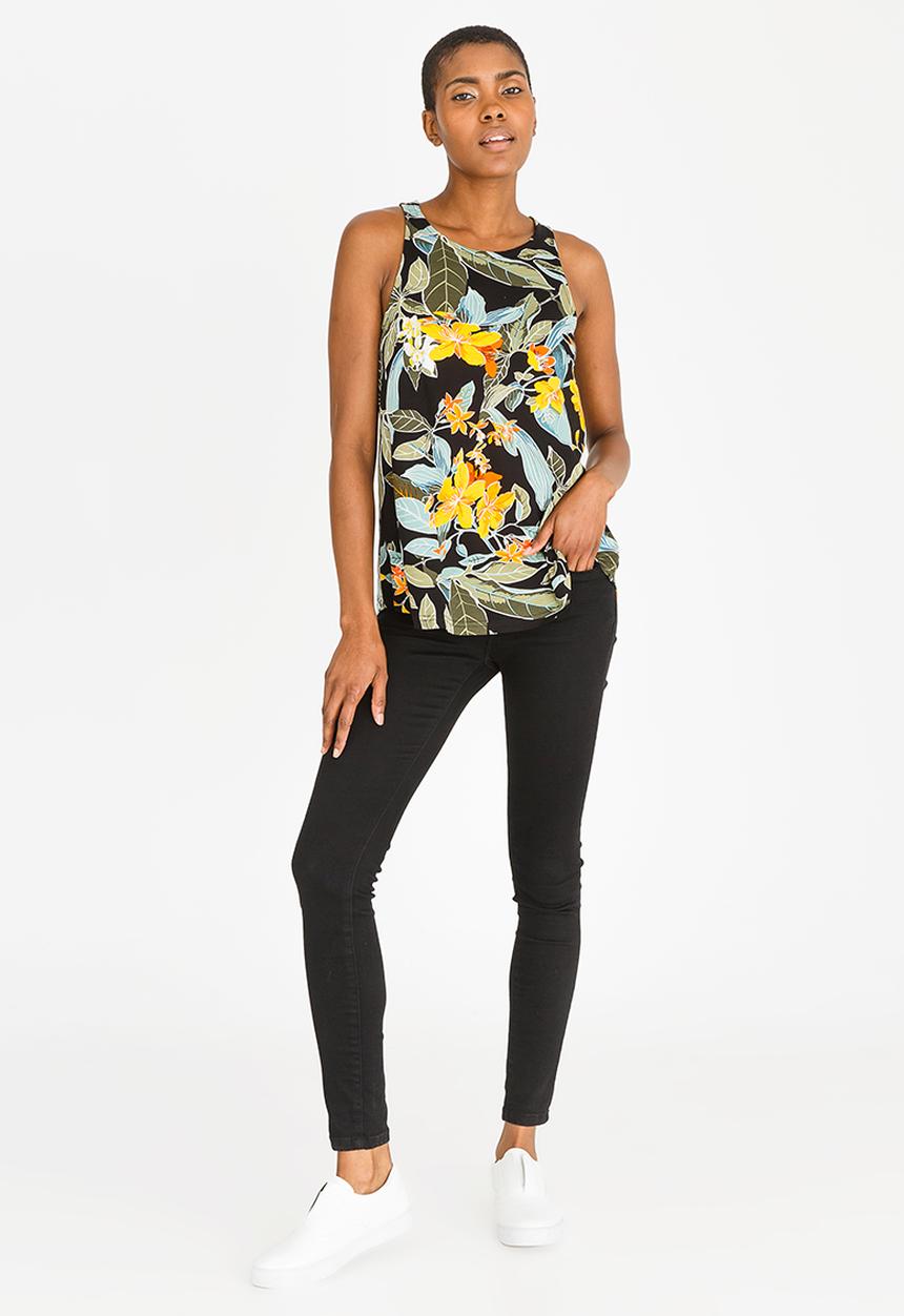Kate Jordan - Zip Detail Vest Multi-colour
