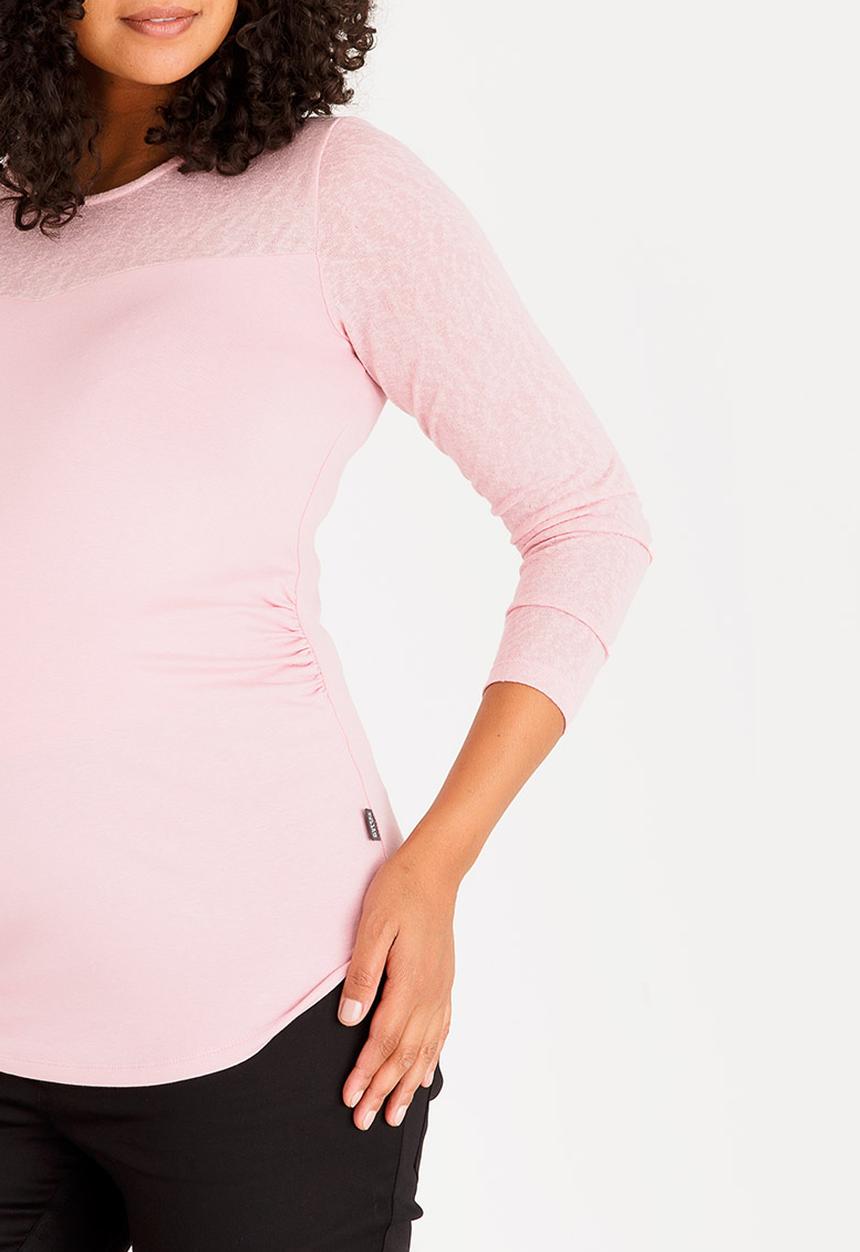 Cherry Melon - Longsleeve Jersey Combo Top Rose