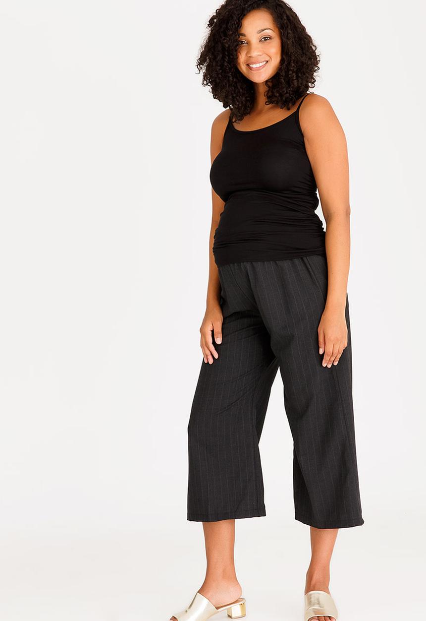 Cherry Melon - Basic Cami with Side Detail Black