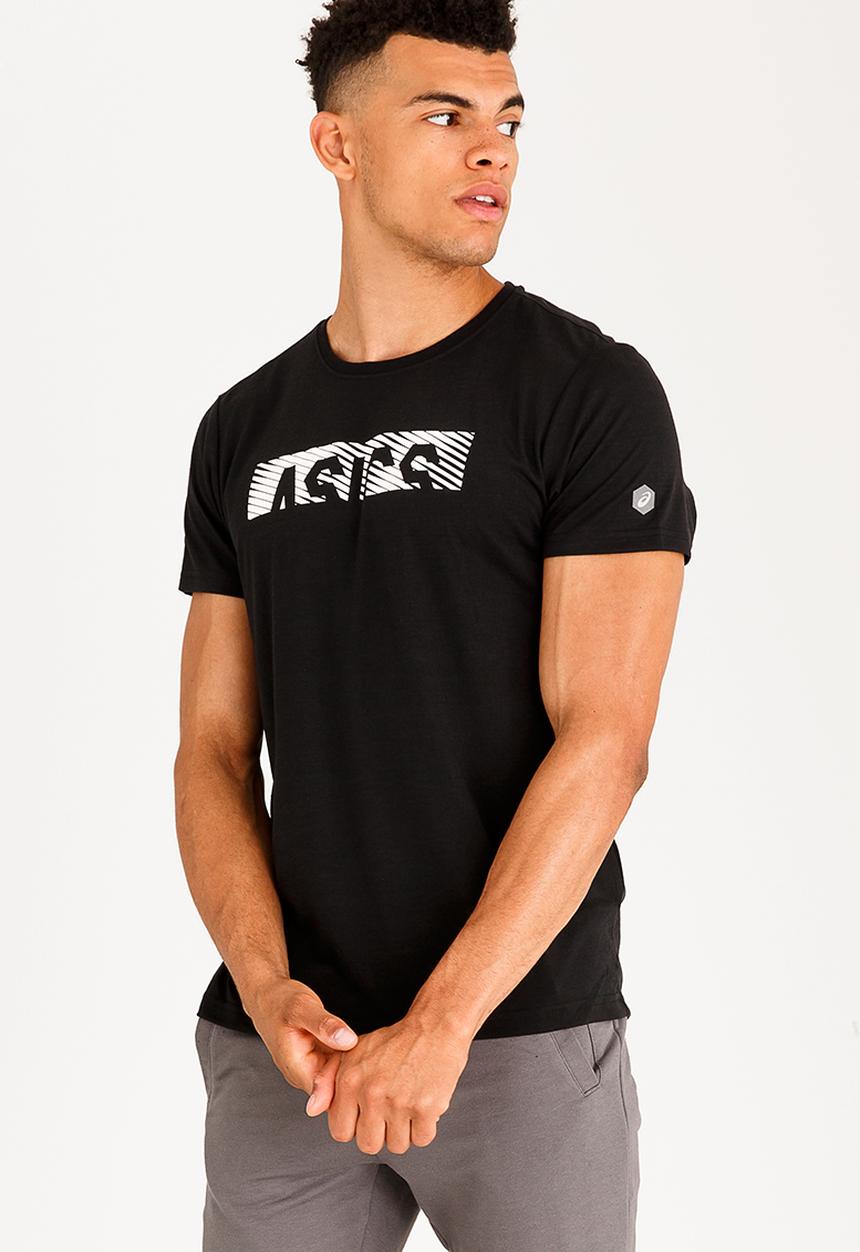 Asics Tiger - Esnt Diagonal Crew Tshirt Black