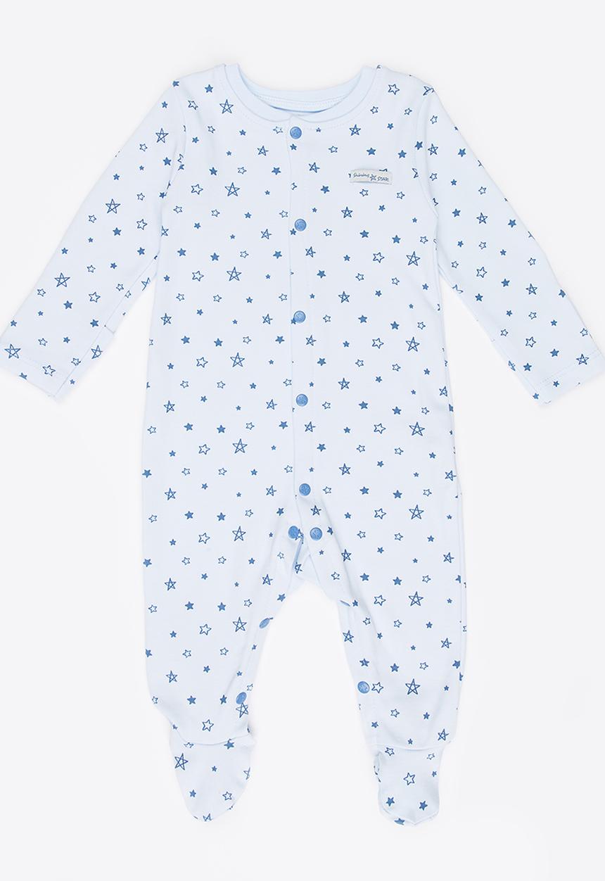Baby Corner - Boys  Sleepsuit Pale Blue