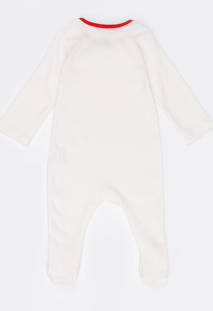 Baby Corner - Girls  Sleepsuit White