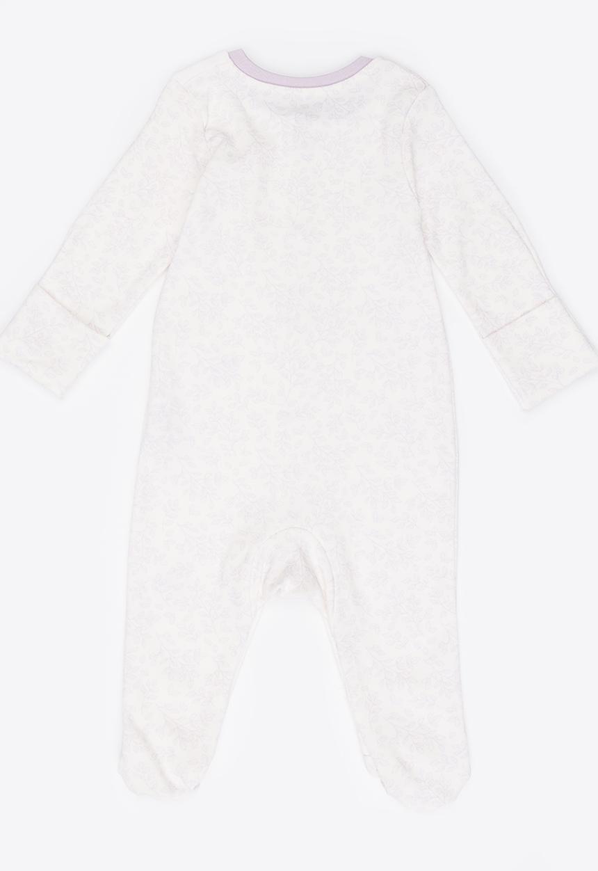 Baby Corner - Girls  Sleepsuit White