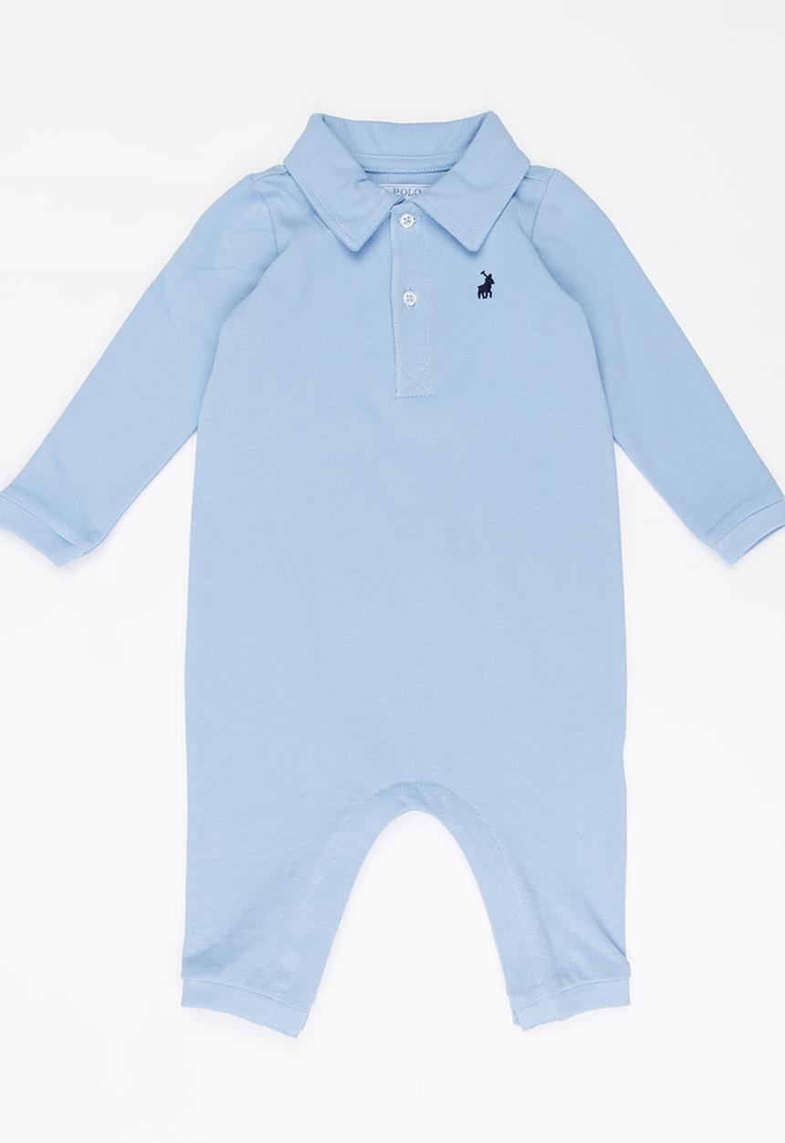 POLO - Tyler LS Babygrow Pale Blue