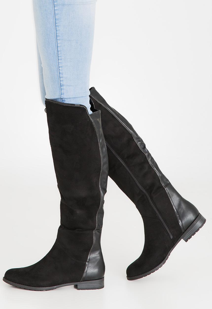 Sarah J - Knee Length Boots - black