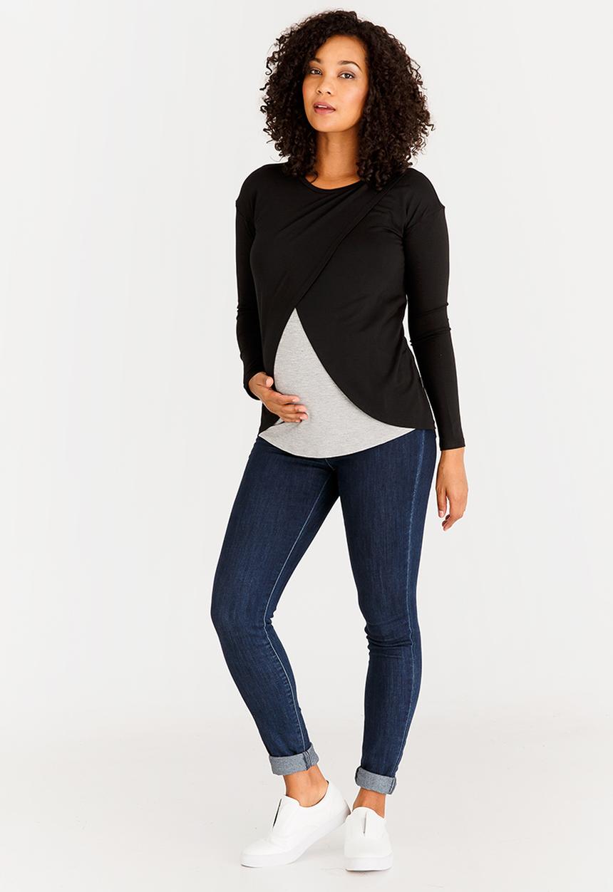 Cherry Melon - Basic Overlay Feeding Top Black
