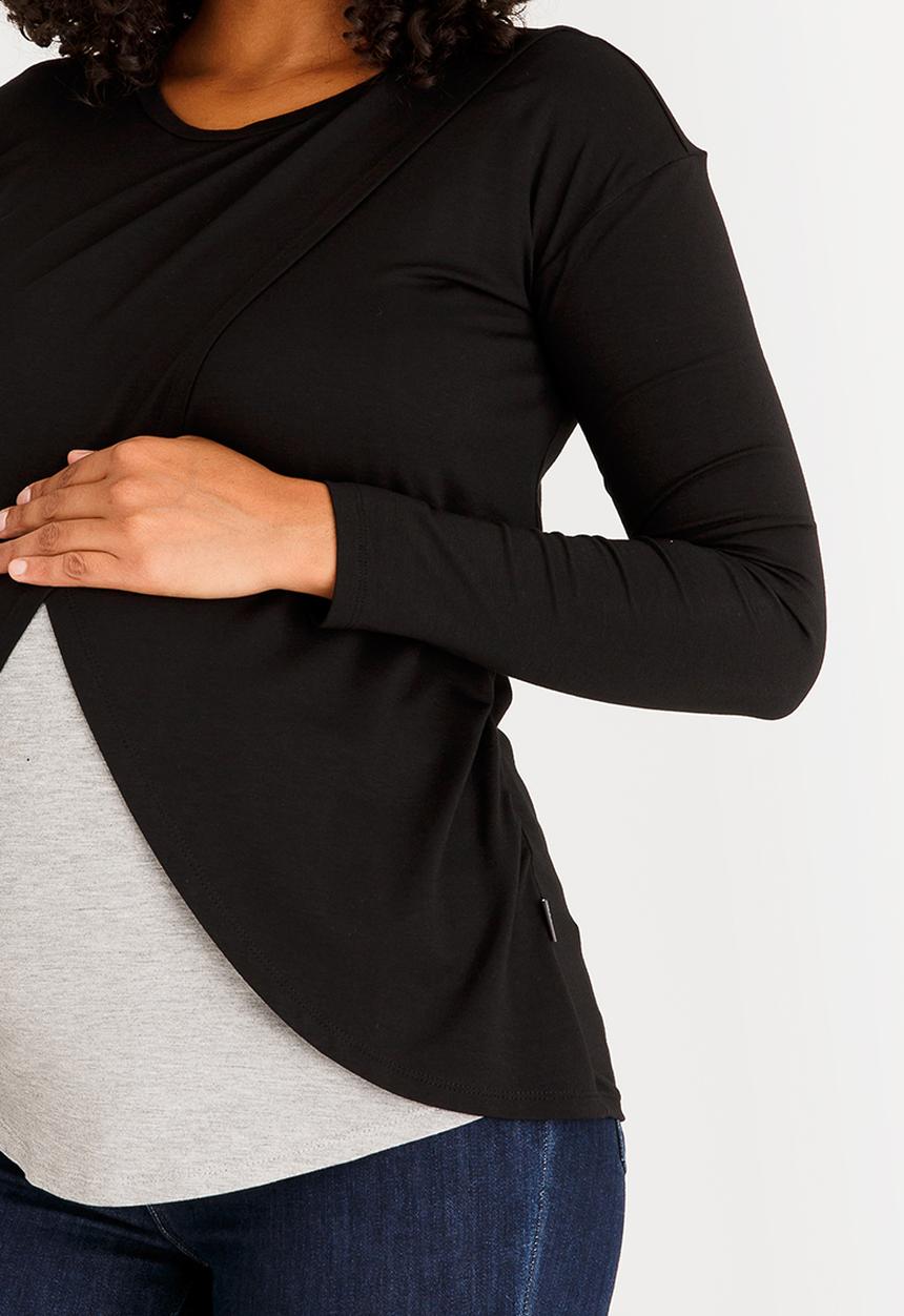 Cherry Melon - Basic Overlay Feeding Top Black